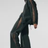 High-Waist Origin Track Pant – kullgrønn
