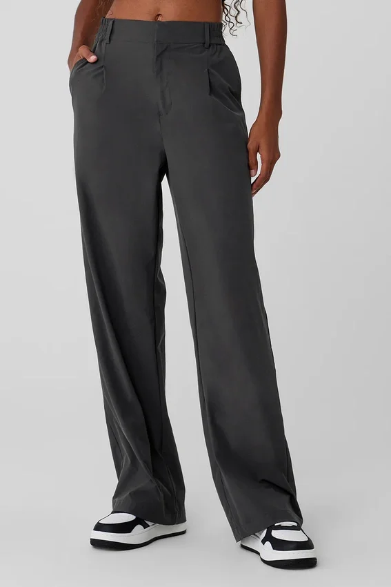 High-Waist Pursuit Trouser – antrasitt