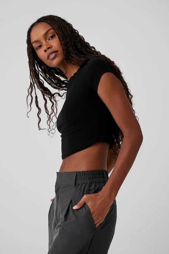 High-Waist Pursuit Trouser – antrasitt