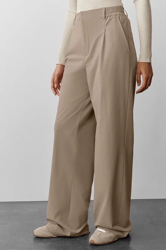 High-Waist Pursuit Trouser (Long) – Gravel