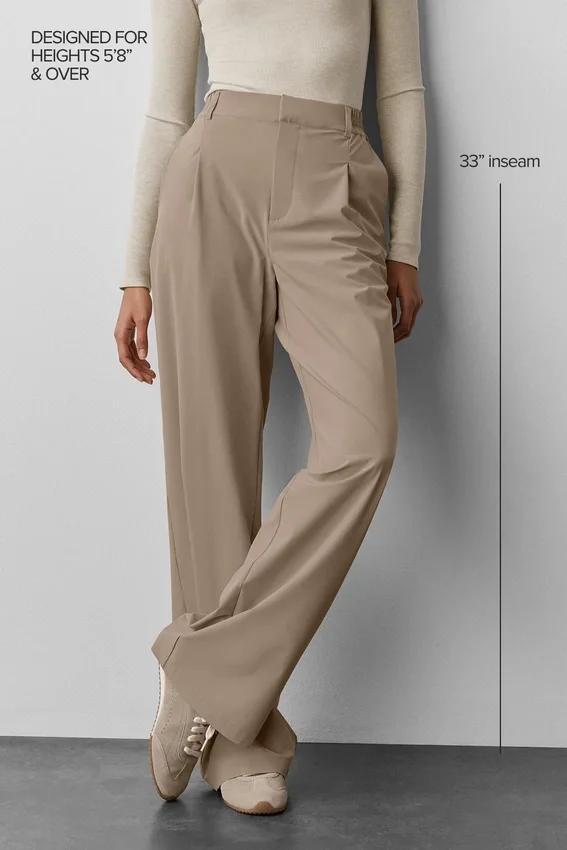 High-Waist Pursuit Trouser (Long) – Gravel