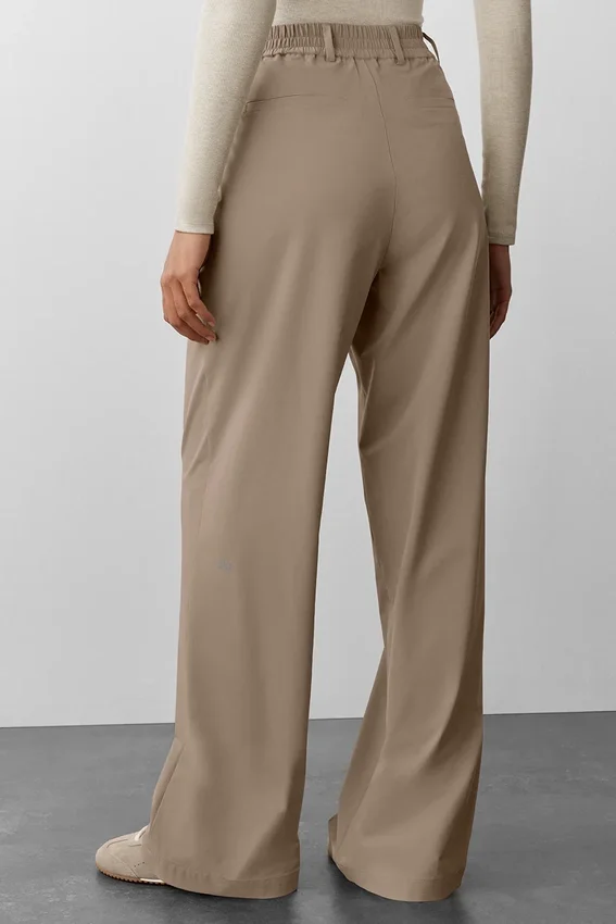 High-Waist Pursuit Trouser (Long) – Gravel