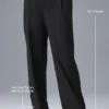 High-Waist Pursuit Trouser (Long) – svart