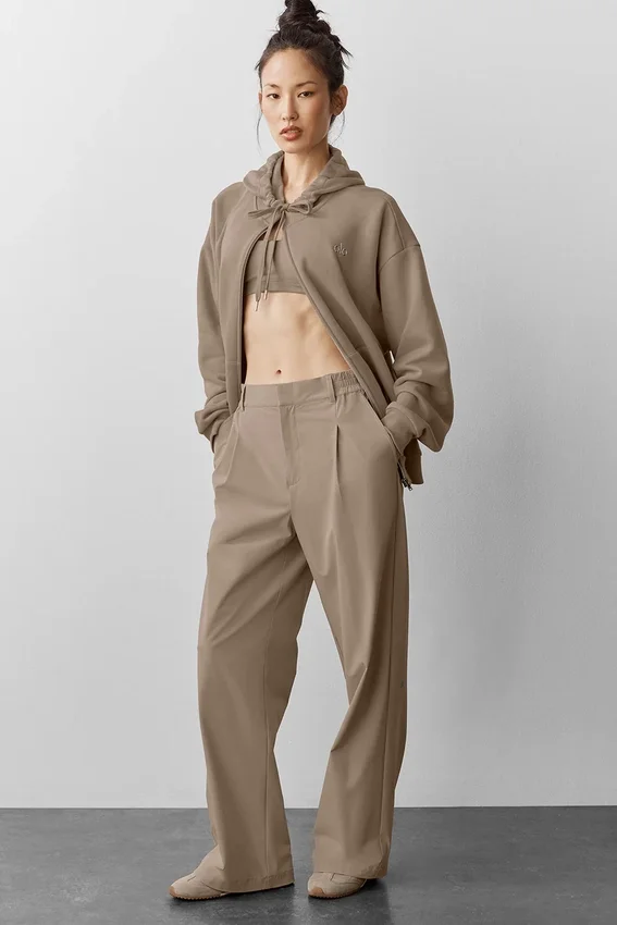 High-Waist Pursuit Trouser (Regular) – Gravel