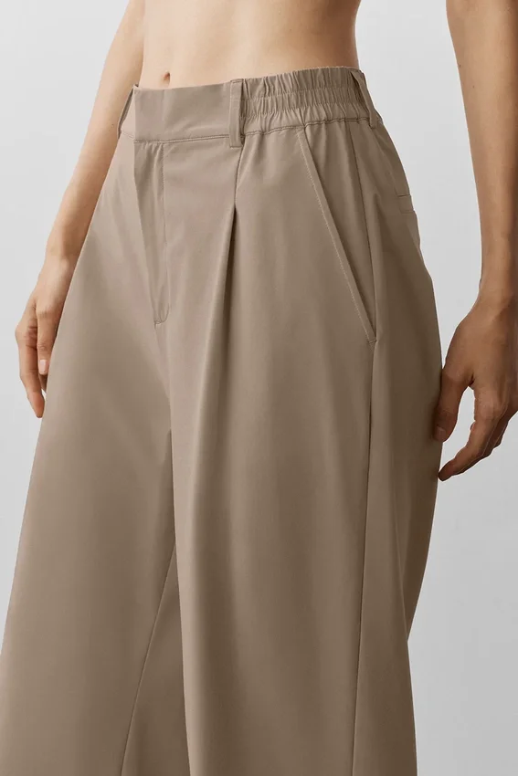 High-Waist Pursuit Trouser (Regular) – Gravel