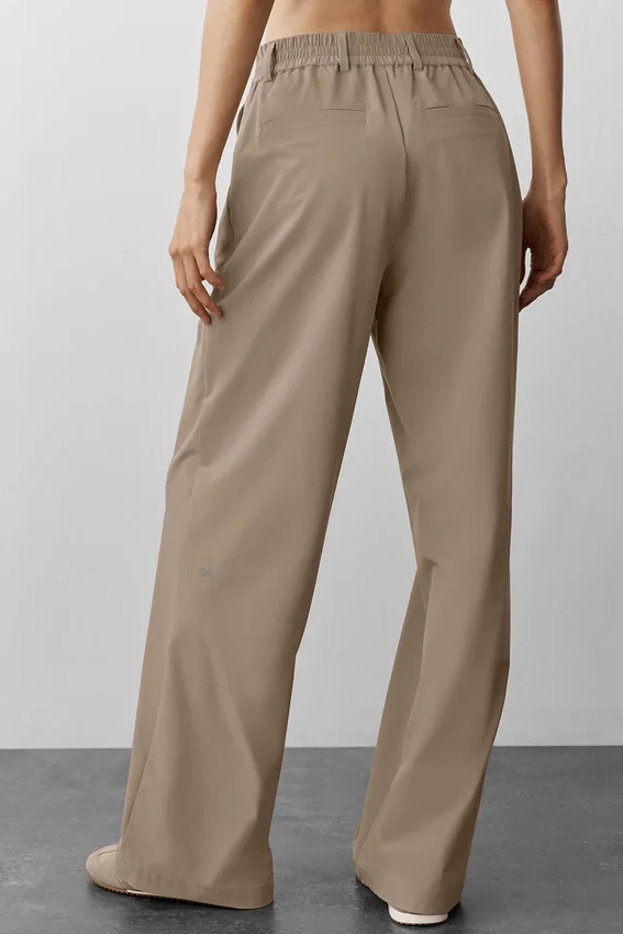 High-Waist Pursuit Trouser (Regular) – Gravel