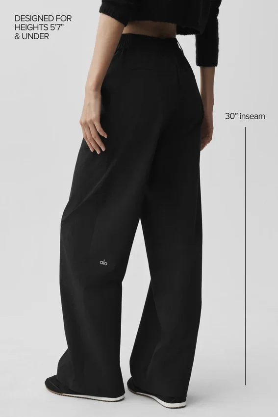 High-Waist Pursuit Trouser (Regular) – Svart