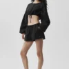 High-Waist Real Deal Shorts i bomull – svart