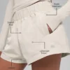 High-Waist Socialite Shorts – Bone