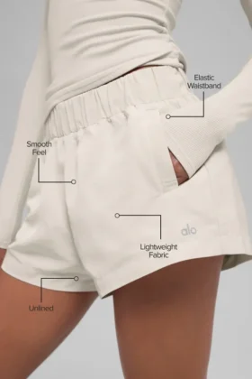 High-Waist Socialite Shorts – Bone