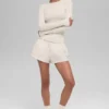 High-Waist Socialite Shorts – Bone