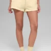 High-Waist Socialite Shorts – Candlelight Yellow