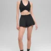 High-Waist Socialite Shorts – svart