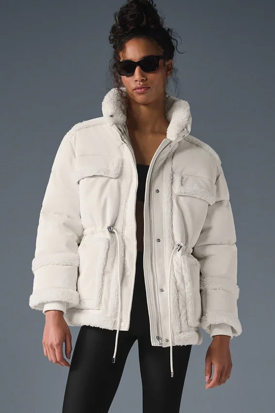Ice Breaker-pufferjakke – Ivory