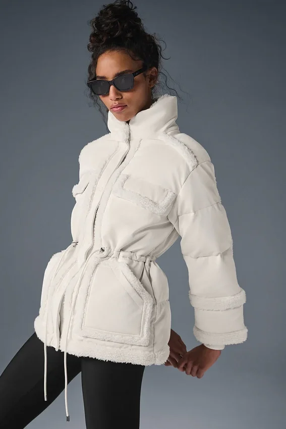 Ice Breaker-pufferjakke – Ivory