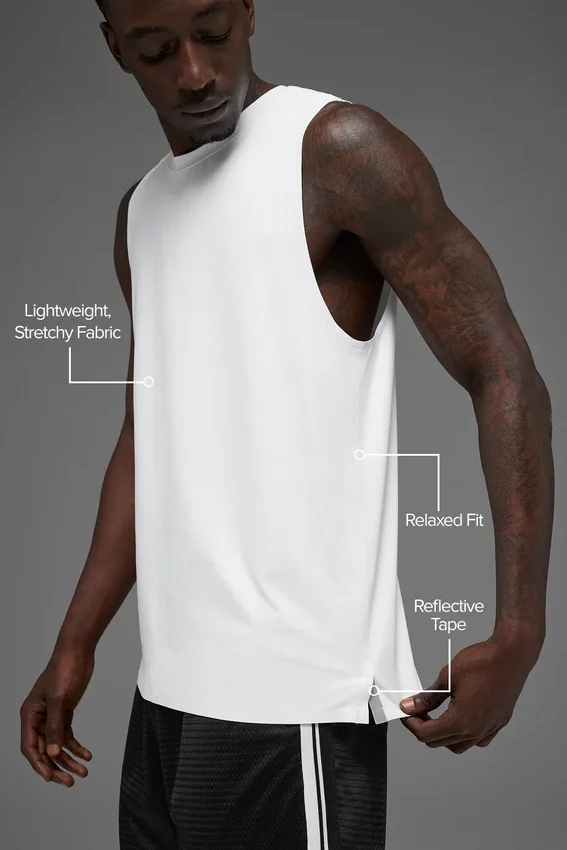 Idol Muscle Tank – hvit