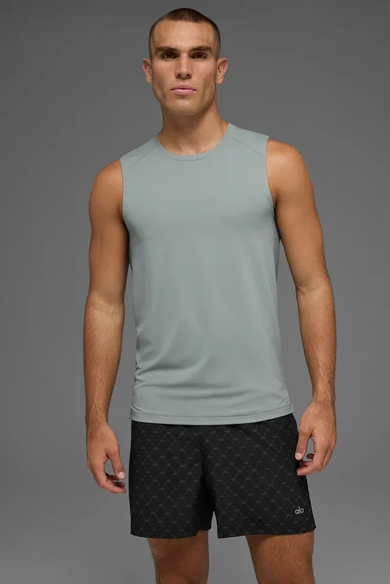 Idol Muscle Tank – Lunar Grey