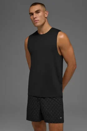 Idol Muscle Tank – svart