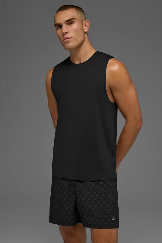 Idol Muscle Tank – svart