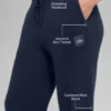 Joggebukser i ull og kashmir fra New Class – Navy