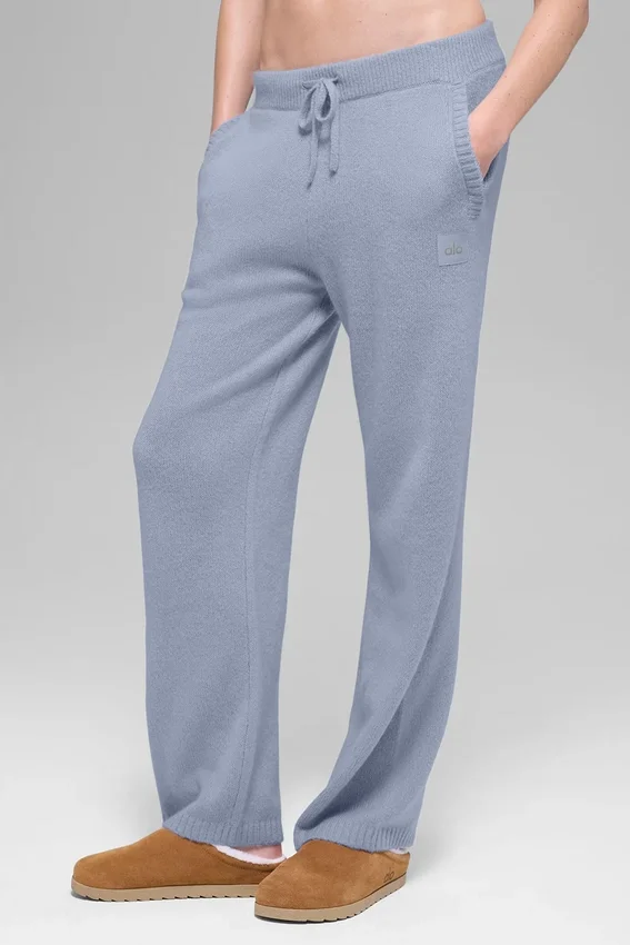 Joggebukser i ull og kashmir «New Class» – Winter Frost