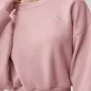 Kort Accolade-trøye med rund hals – Vintage Pink