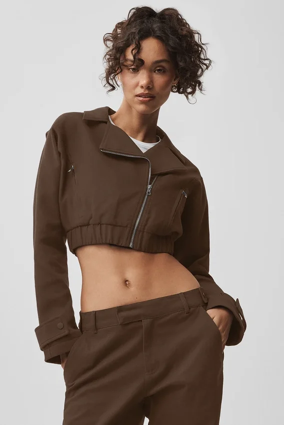 Kort Cosmopolitan-jakke – Espresso