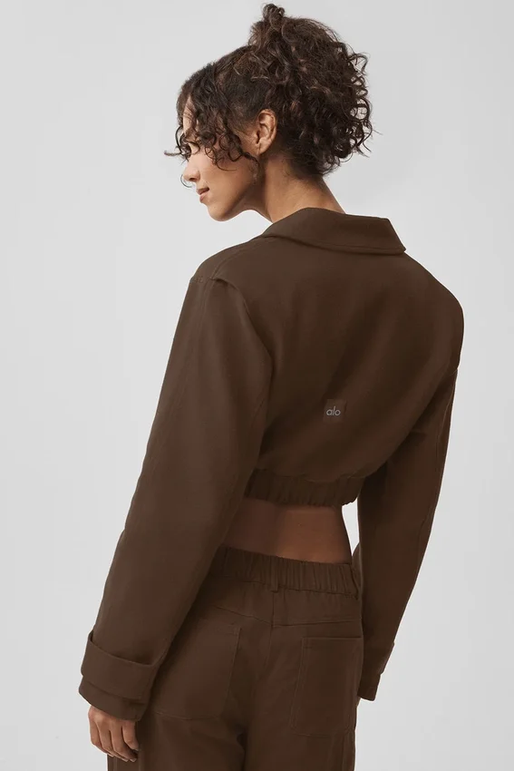 Kort Cosmopolitan-jakke – Espresso