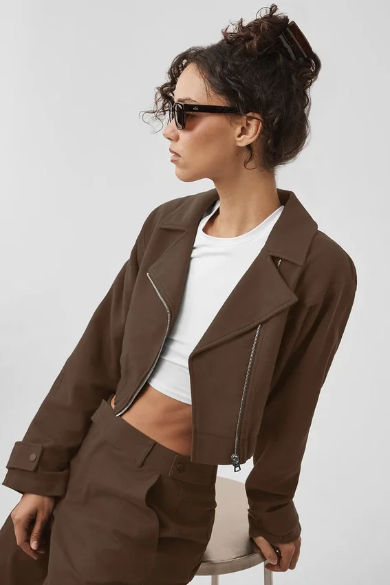 Kort Cosmopolitan-jakke – Espresso