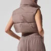 Kort Gold Rush-puffervest – sopp