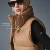 Kort Gold Rush-puffervest – Toasted Almond