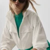 Kort Playmaker-jakke – elfenben