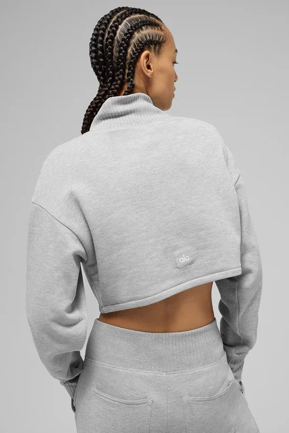 Kort Serenity-overtrekk – Athletic Heather Grey