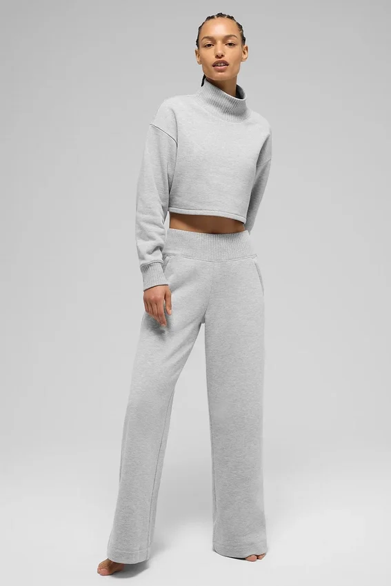 Kort Serenity-overtrekk – Athletic Heather Grey