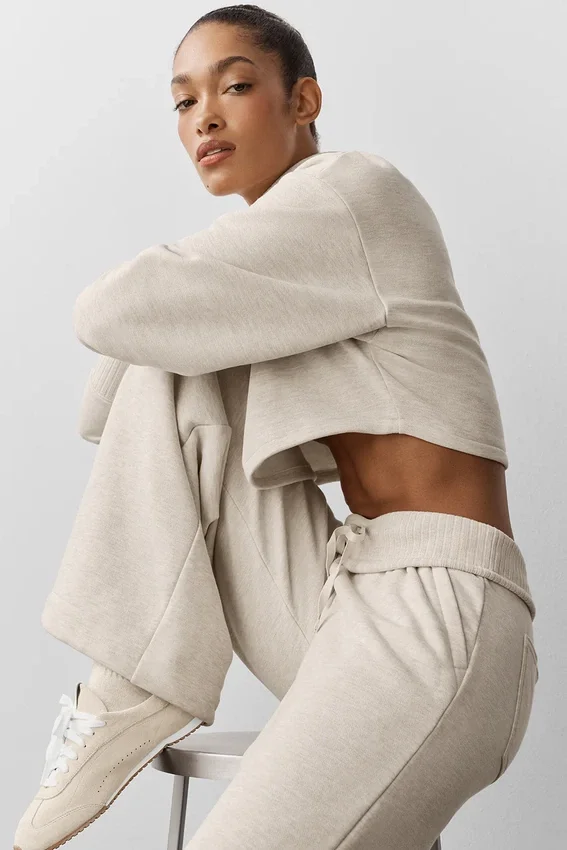 Kort Serenity-overtrekk – Oatmeal Heather