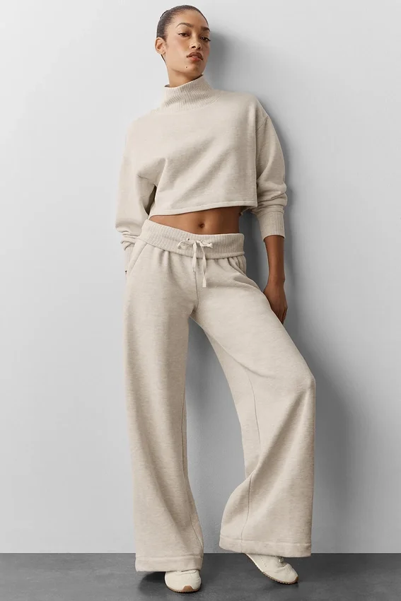 Kort Serenity-overtrekk – Oatmeal Heather