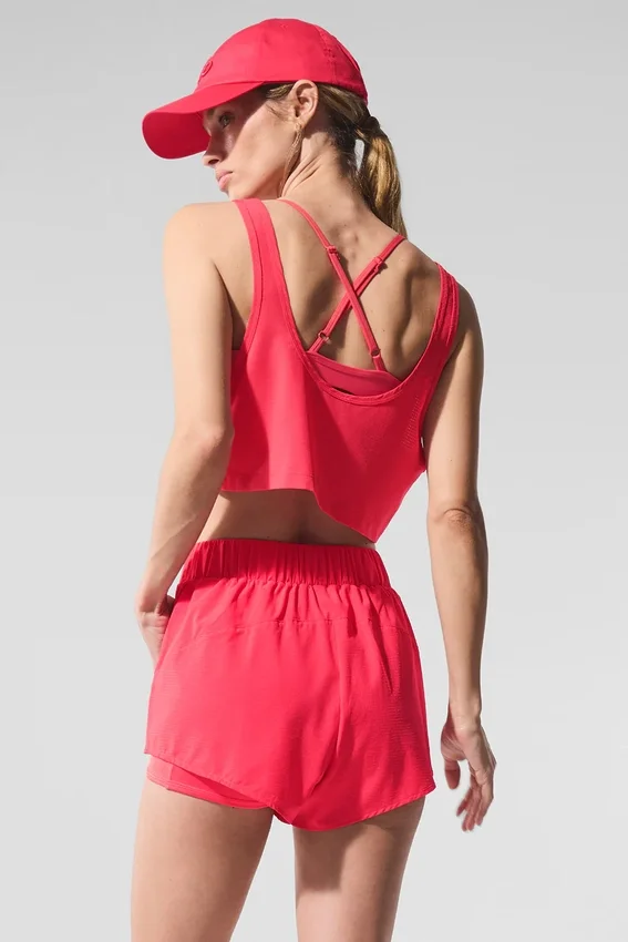 Kort Sport Star-singleter – Candy Red