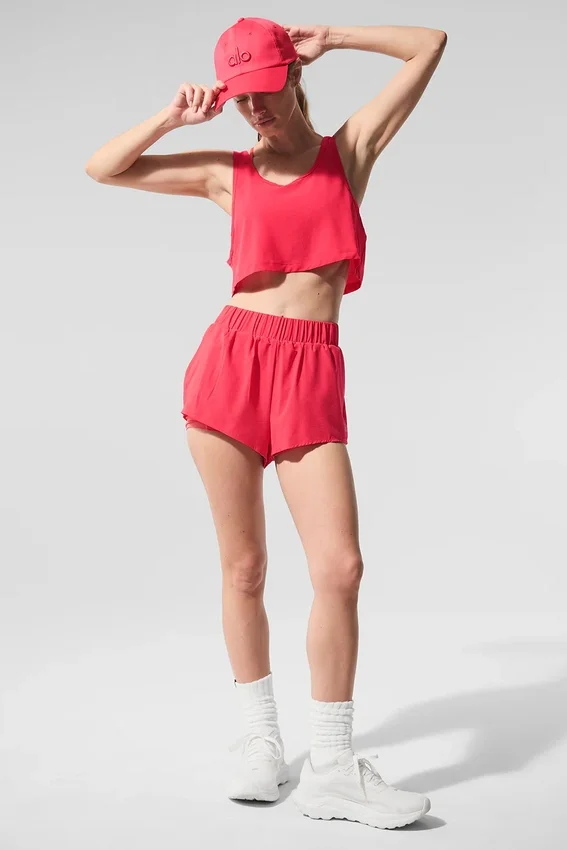 Kort Sport Star-singleter – Candy Red
