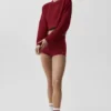 Kort Sway-genser med rund hals – Summer Romance Red