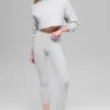Kort Winter Bliss-høyhalset genser med langermet kabelstrikk – Athletic Heat