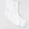 Lettuce Edge Grip-sokker – hvit