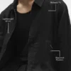 Linen Days Full Zip Jakke – Black