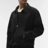 Linen Days Full Zip Jakke – Black