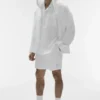 Linen Days Hettegenser med knapper – Hvit