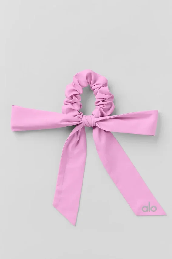 Love Knots Tie-scrunchie – Candy Heart-rosa