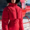 Main Act Corset Puffer – Dristig rød