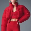 Main Act Corset Puffer – Dristig rød