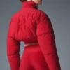 Main Act Corset Puffer – Dristig rød