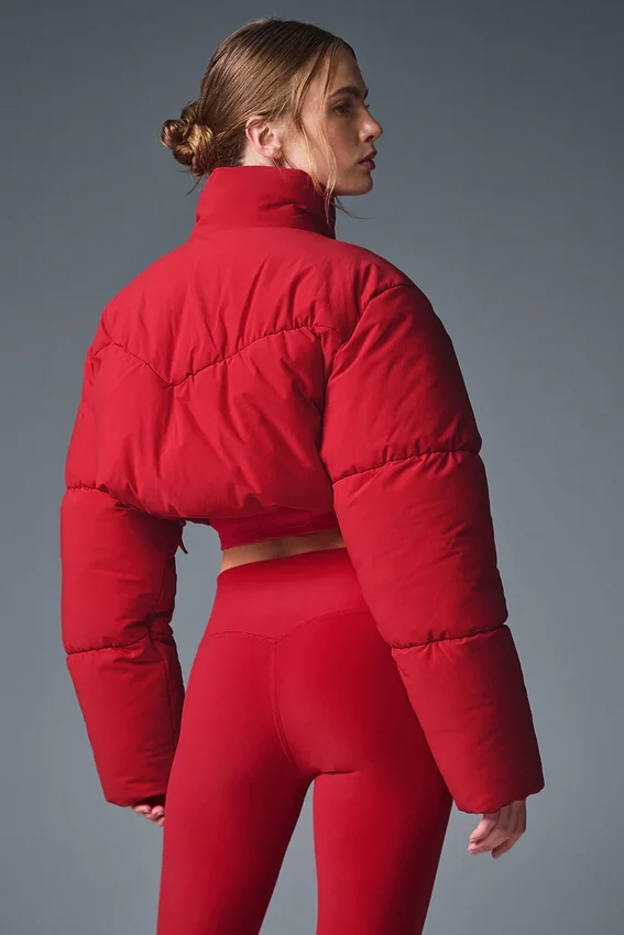 Main Act Corset Puffer – Dristig rød