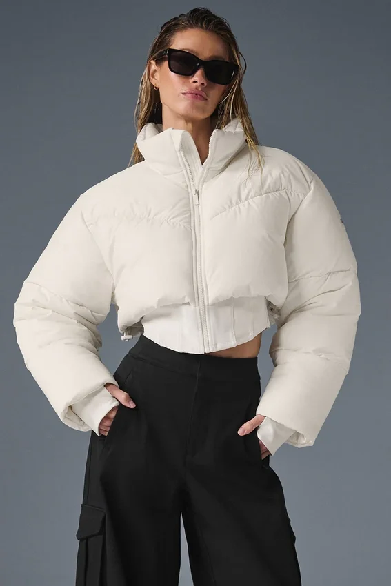 Main Act Corset Puffer – Elfenben/Elfenben